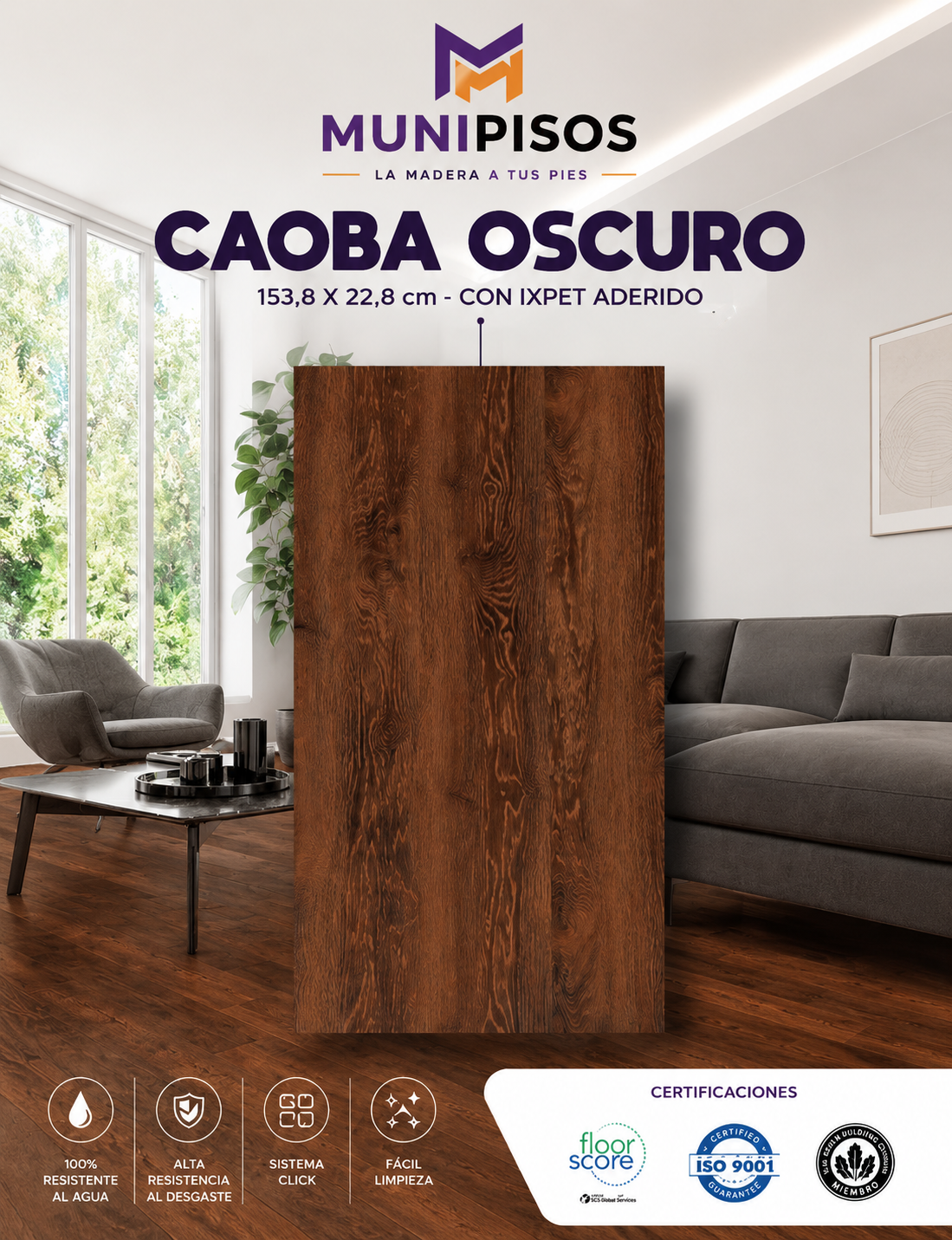SPC Caoba Oscuro